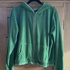 Horny Toad Green Hooded Pullover